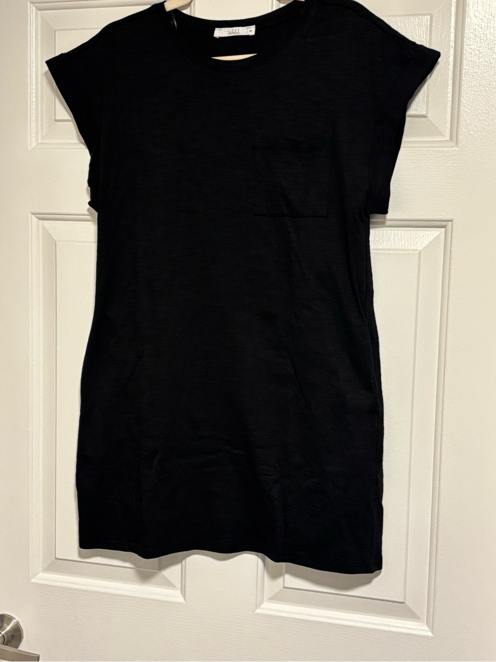 Talulah Black Pocket Tee Dress by Zara